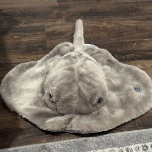 Plush Gray Manta sting Ray plush